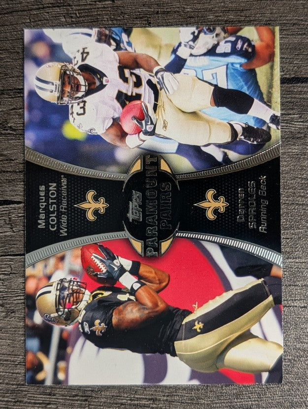 2012 Topps Paramount Pairs #PACS Marques Colston/Darren Sproles