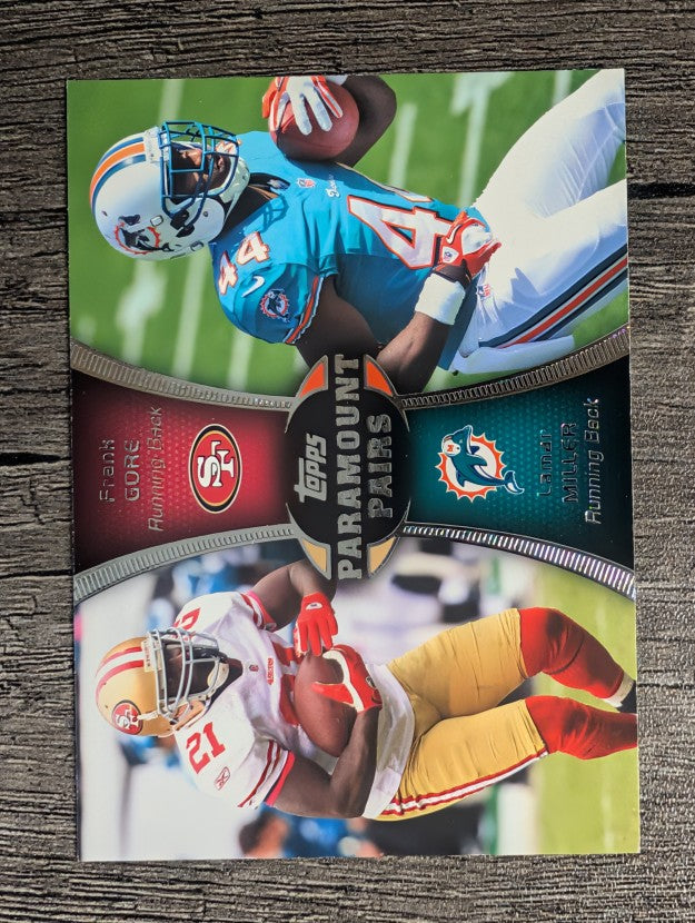 2012 Topps Paramount Pairs #PAGM Frank Gore/Lamar Miller