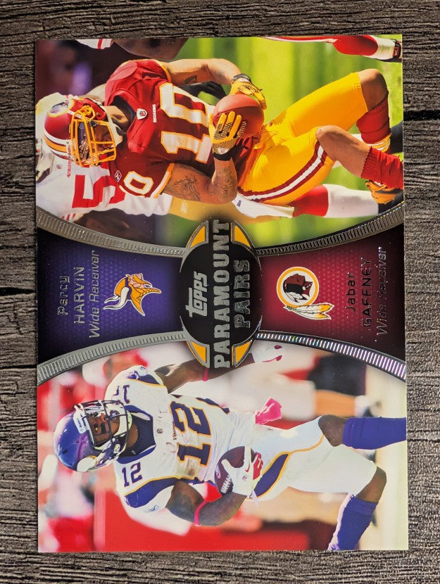 2012 Topps Paramount Pairs #PAHG Percy Harvin/Jabar Gaffney
