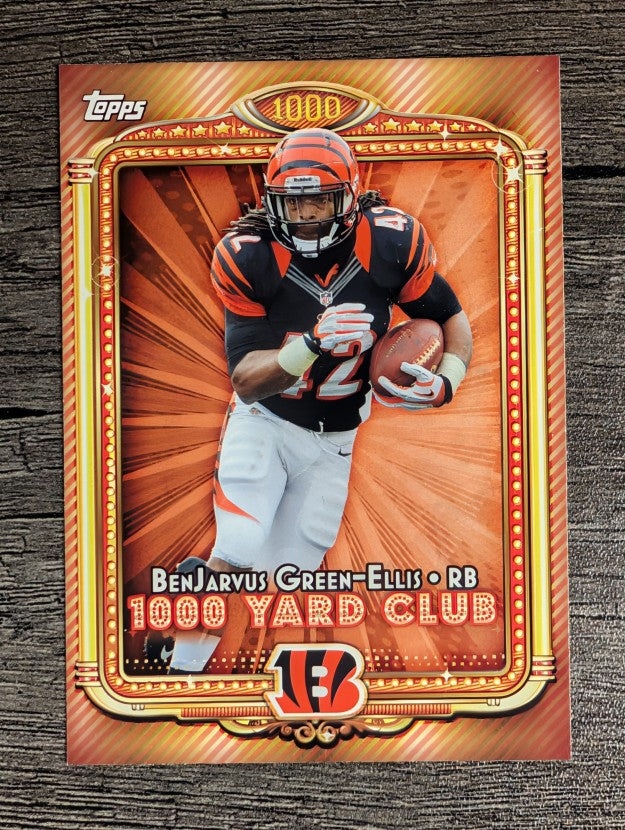 2013 Topps 1000 Yard Club #27 BenJarvus Green-Ellis