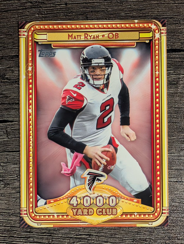 2013 Topps 4000 Yard Club #5 Matt Ryan