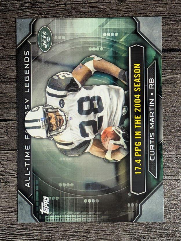 2015 Topps All Time Fantasy Legends #ATFLCM Curtis Martin