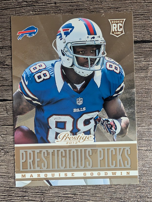 2013 Prestige Prestigious Picks Gold #21 Marquise Goodwin