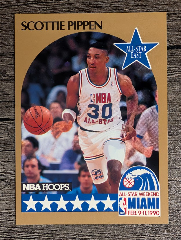 1990-91 Hoops #9 Scottie Pippen AS SP