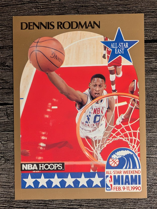 1990-91 Hoops #10 Dennis Rodman AS SP
