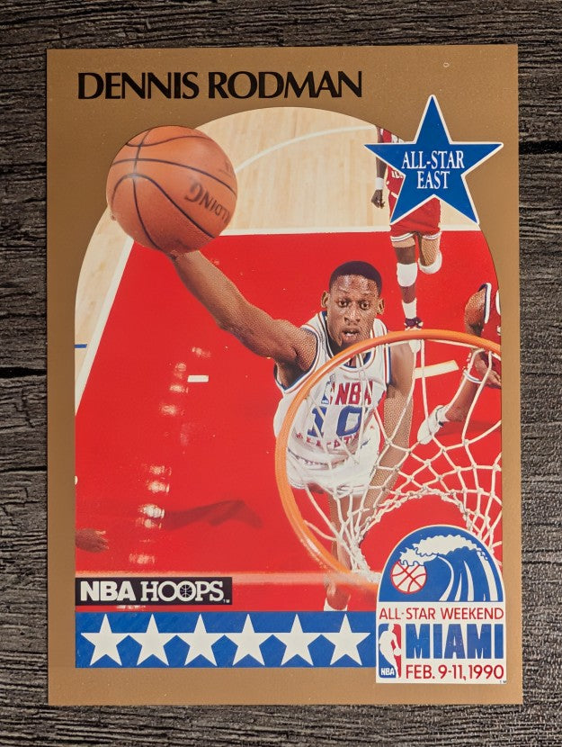 1990-91 Hoops #10 Dennis Rodman AS SP