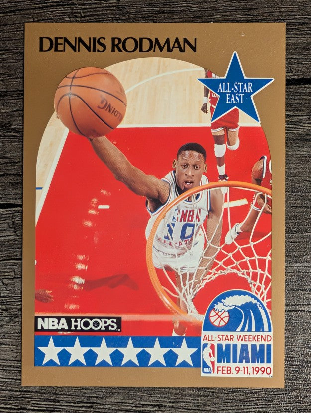1990-91 Hoops #10 Dennis Rodman AS SP