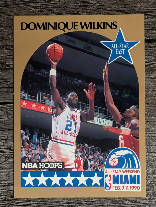 1990-91 Hoops #12 Dominique Wilkins AS SP