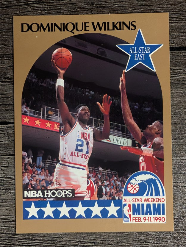 1990-91 Hoops #12 Dominique Wilkins AS SP