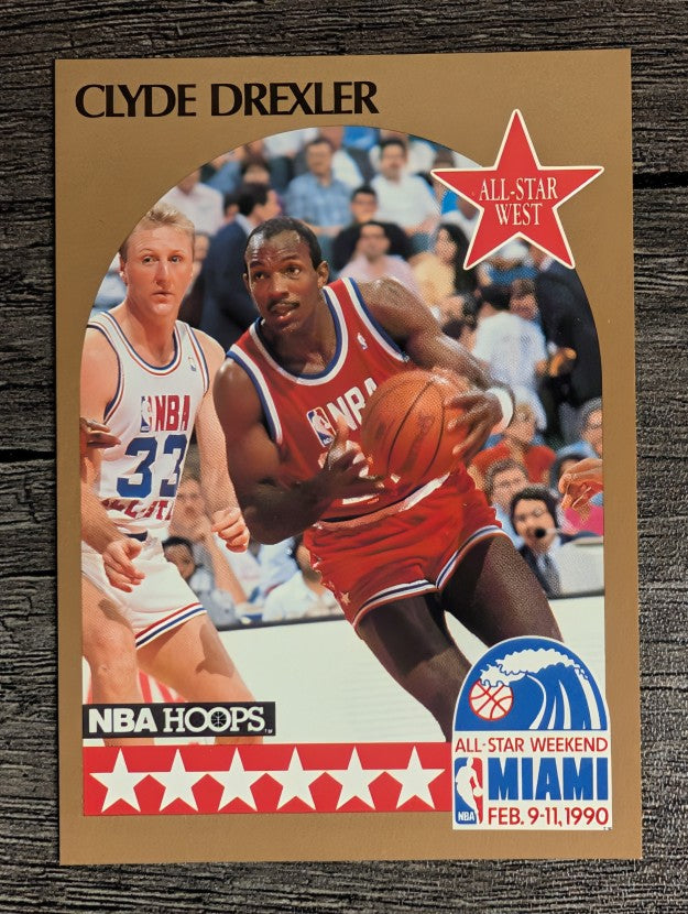 1990-91 Hoops #16 Clyde Drexler AS SP