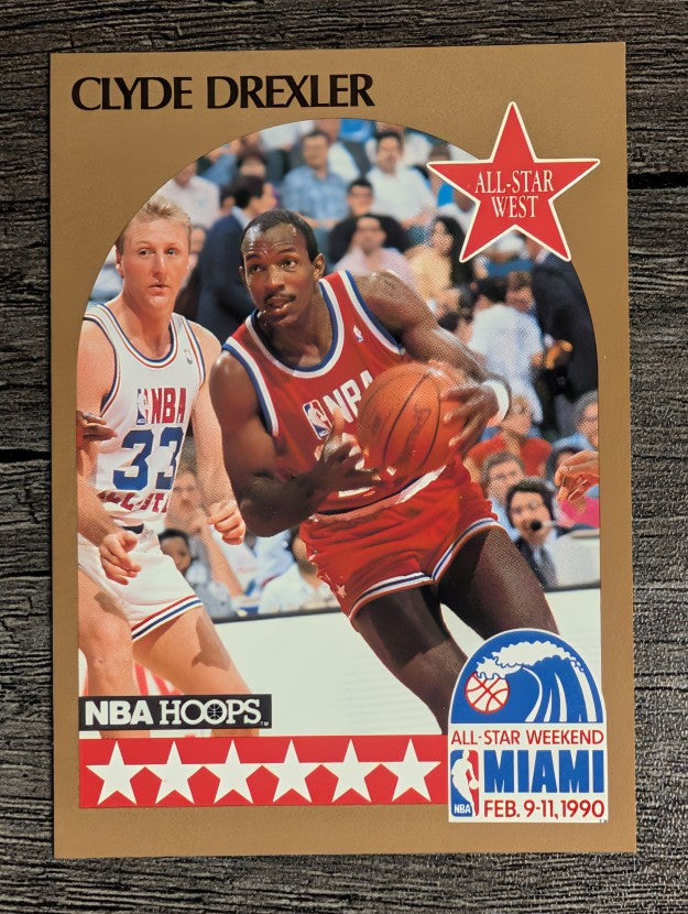 1990-91 Hoops #16 Clyde Drexler AS SP