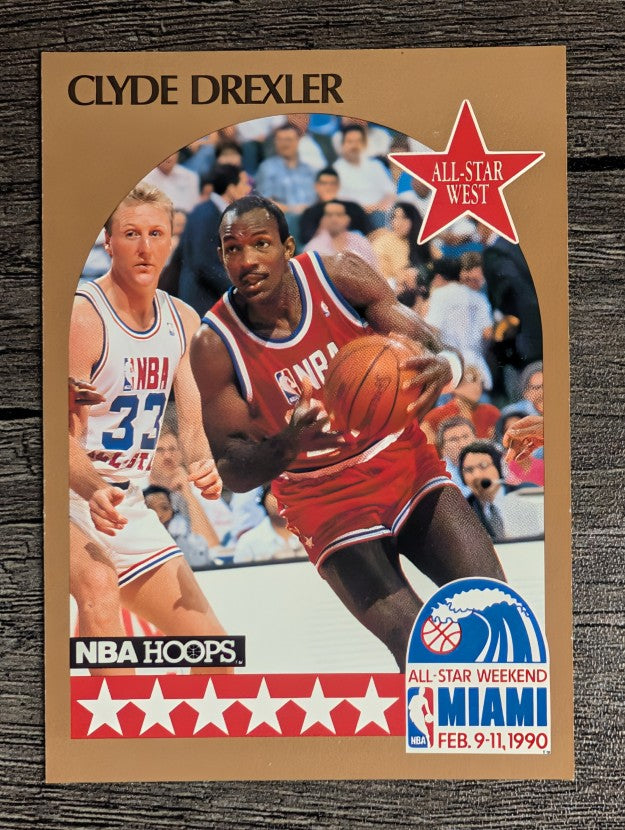 1990-91 Hoops #16 Clyde Drexler AS SP