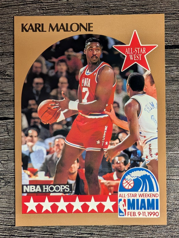 1990-91 Hoops #21 Karl Malone AS SP