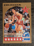 1990-91 Hoops #25 John Stockton AS SP