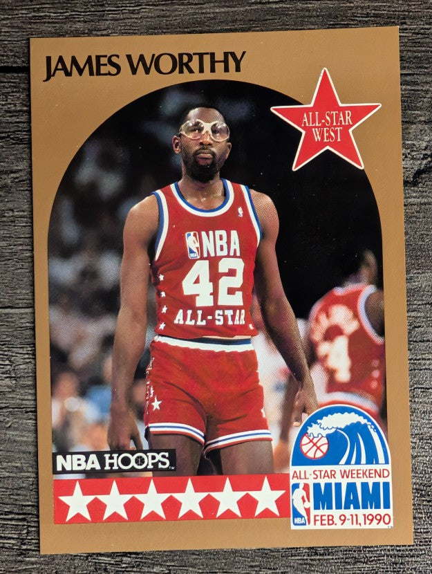 1990-91 Hoops #26 James Worthy AS SP