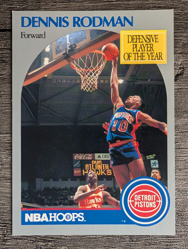 1990-91 Hoops #109 Dennis Rodman (NM)