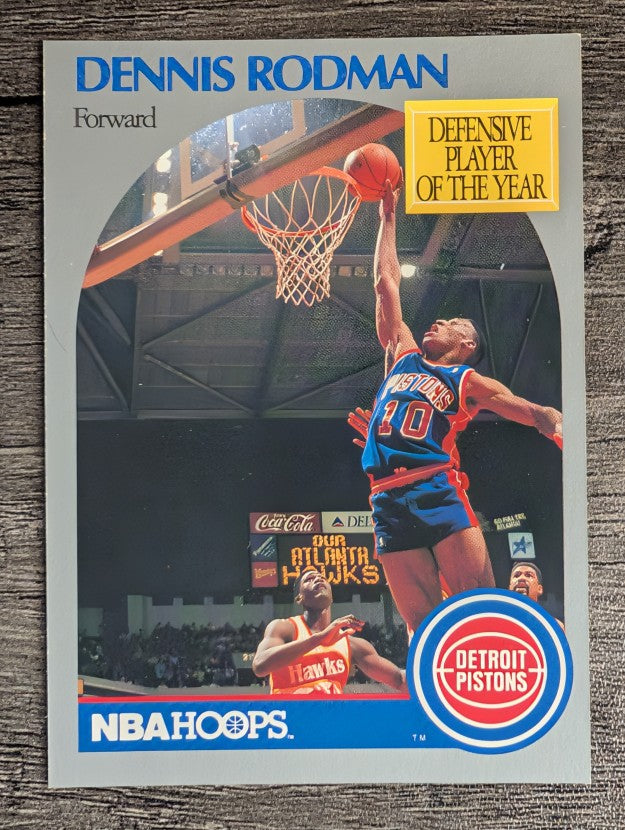 1990-91 Hoops #109 Dennis Rodman (NM)
