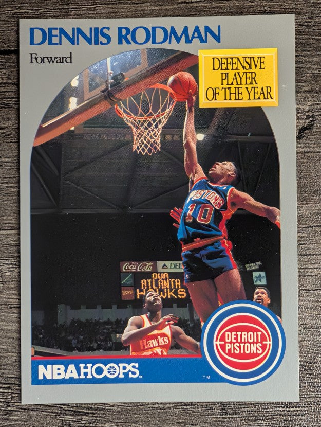 1990-91 Hoops #109 Dennis Rodman (NM)