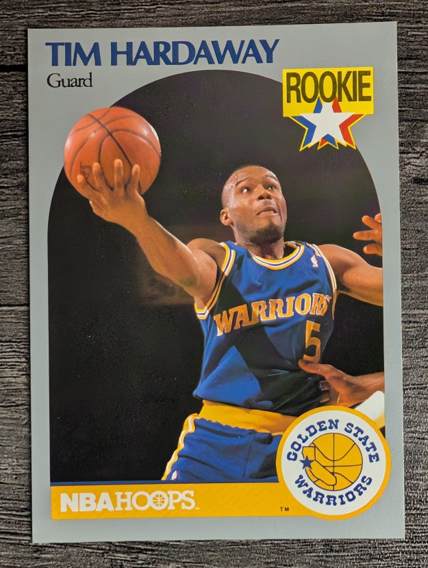 1990-91 Hoops #113 Tim Hardaway RC
