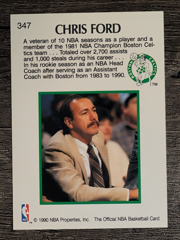 1990-91 Hoops #347 Chris Ford CO
