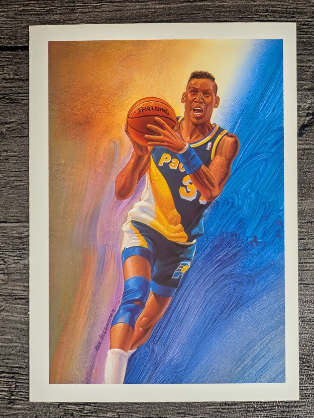 1990-91 Hoops #365 Reggie Miller TC
