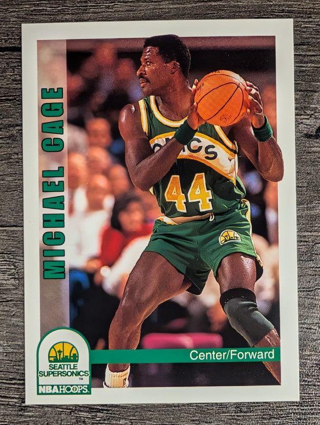 1992-93 Hoops #214 Michael Cage