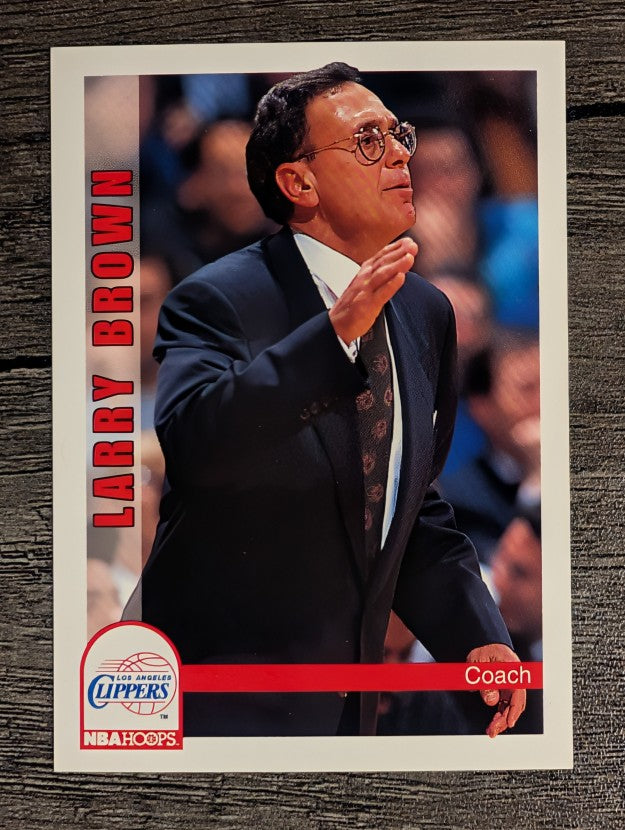 1992-93 Hoops #250 Larry Brown CO