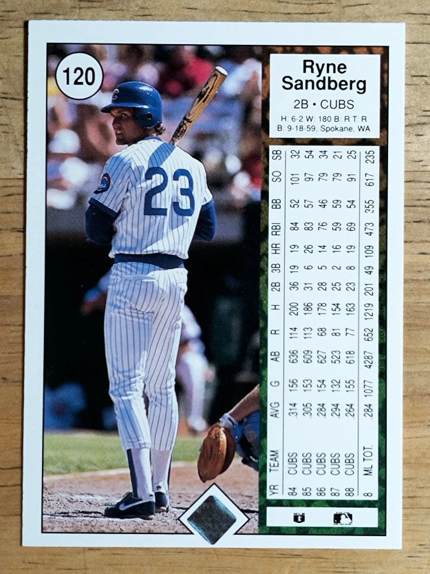 1989 Upper Deck #120 Ryne Sandberg