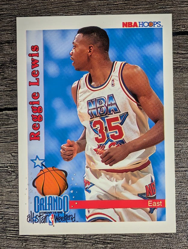 1992-93 Hoops #299 Reggie Lewis AS