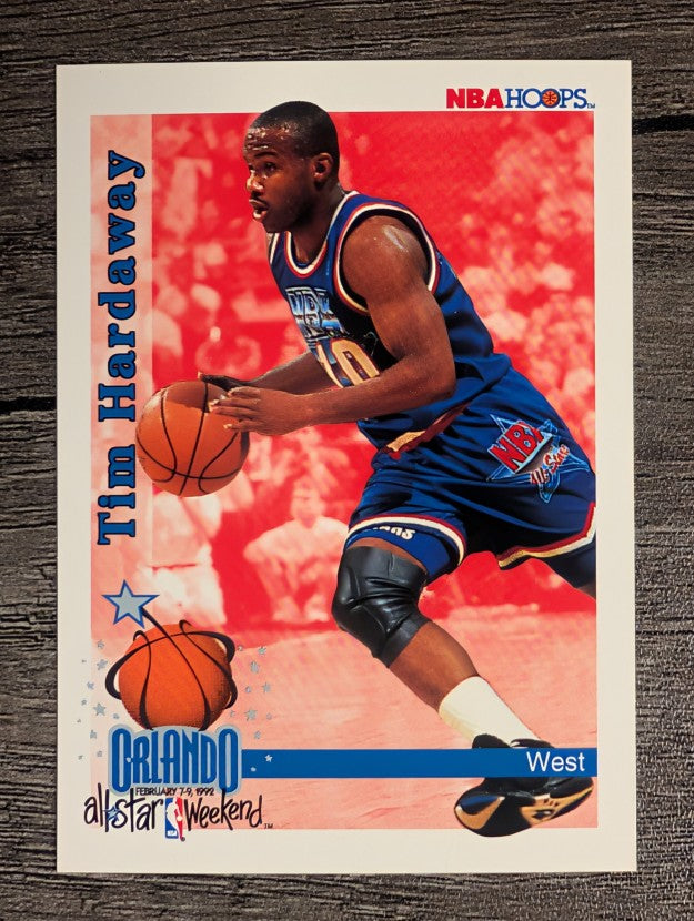 1992-93 Hoops #307 Tim Hardaway AS