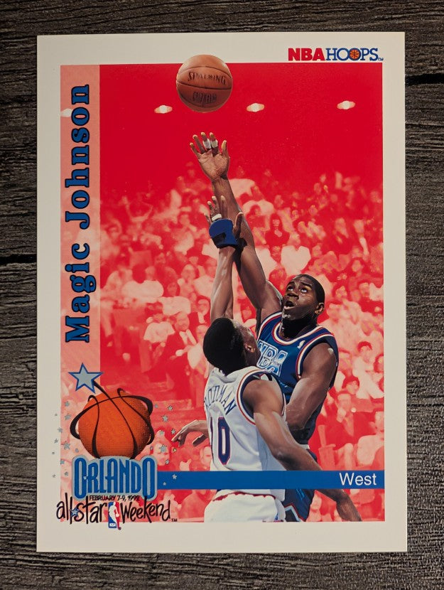 1992-93 Hoops #309 Magic Johnson AS