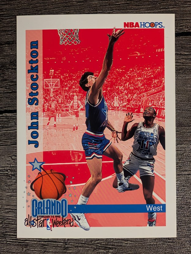 1992-93 Hoops #316 John Stockton AS