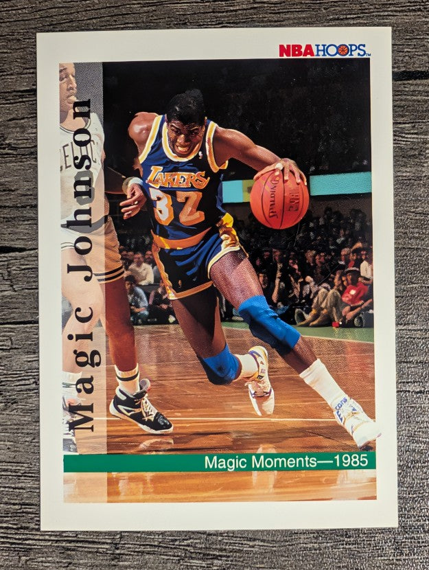 1992-93 Hoops #329 Magic Moments 1985 (NM)