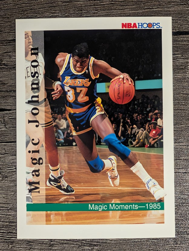 1992-93 Hoops #329 Magic Moments 1985