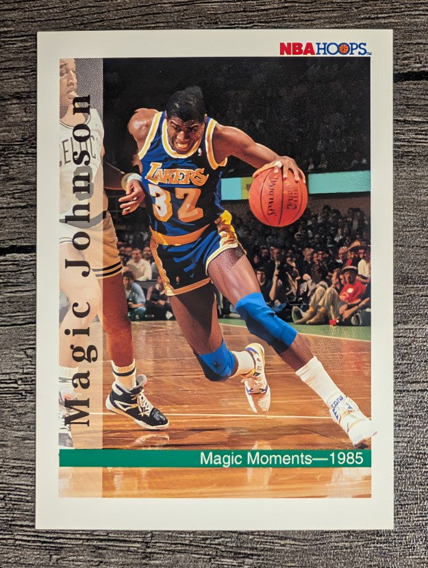 1992-93 Hoops #329 Magic Moments 1985