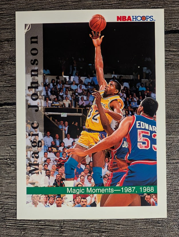 1992-93 Hoops #330 Magic Moments 87 and 88