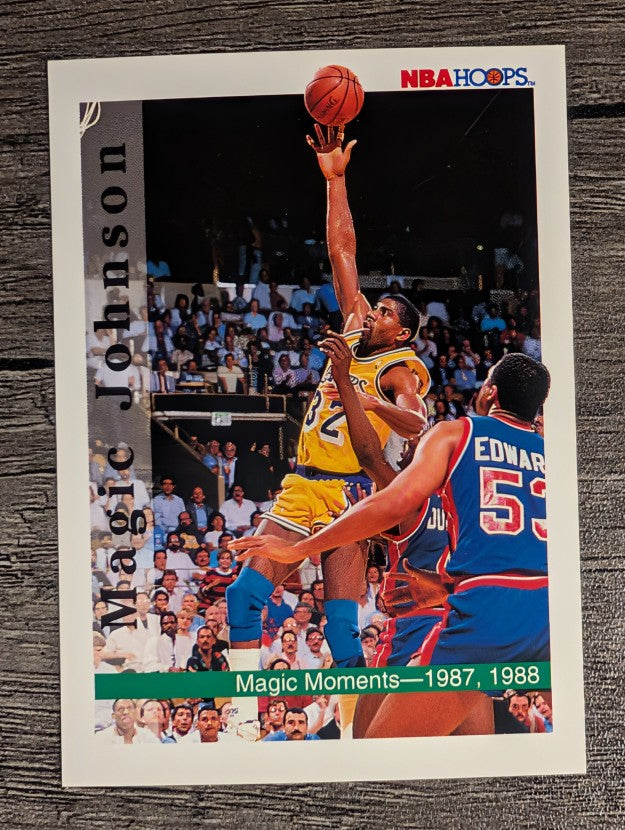 1992-93 Hoops #330 Magic Moments 87 and 88 (NM)