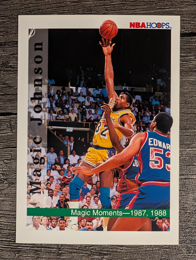 1992-93 Hoops #330 Magic Moments 87 and 88 (EXMT)