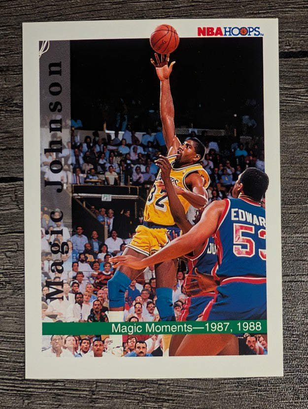 1992-93 Hoops #330 Magic Moments 87 and 88