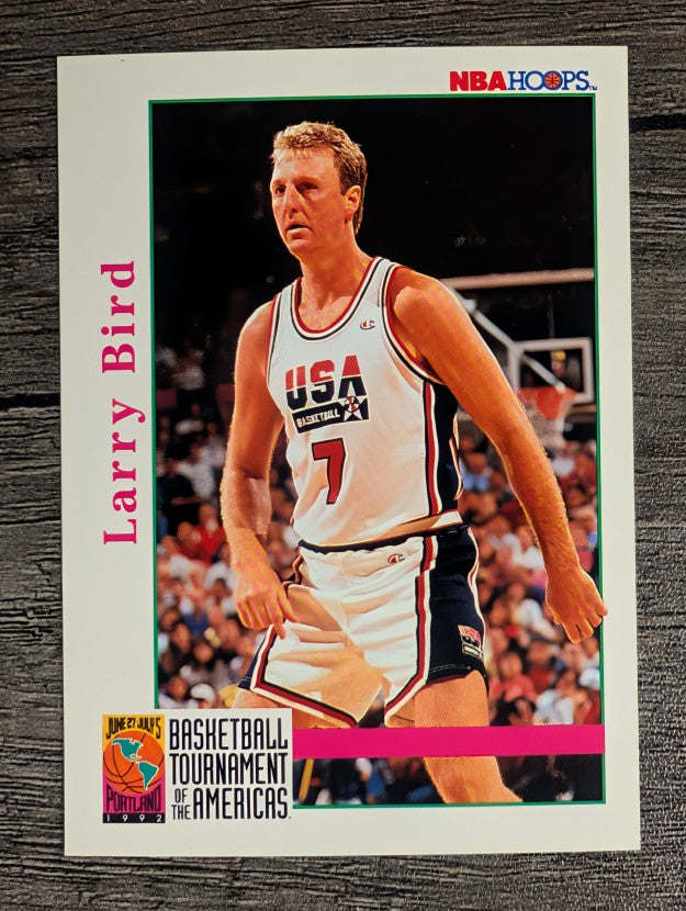 1992-93 Hoops #337 Larry Bird USA (NM)