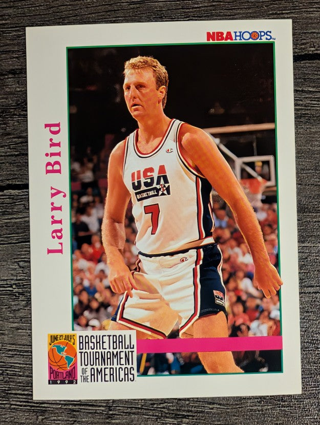1992-93 Hoops #337 Larry Bird USA
