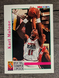 1992-93 Hoops #343 Karl Malone USA (NM)