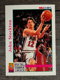 1992-93 Hoops #347 John Stockton USA