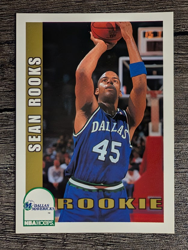 1992-93 Hoops #373 Sean Rooks RC