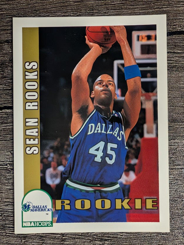 1992-93 Hoops #373 Sean Rooks RC