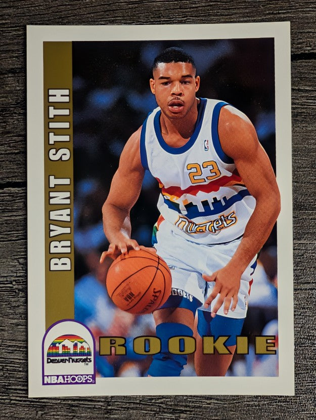 1992-93 Hoops #378 Bryant Stith RC