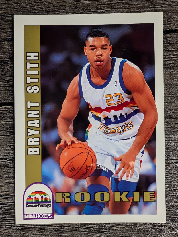 1992-93 Hoops #378 Bryant Stith RC