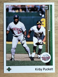 1989 Upper Deck #376 Kirby Puckett/Mark McGwire
