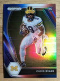 2021 Panini Prizm Draft Picks Prizms Red White and Blue #115 Chris Evans