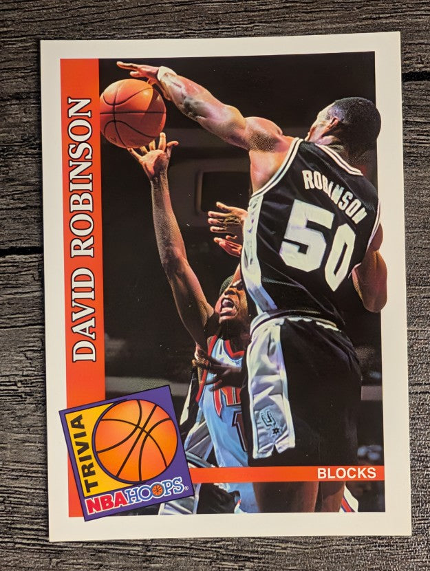 1992-93 Hoops #481 David Robinson TRV